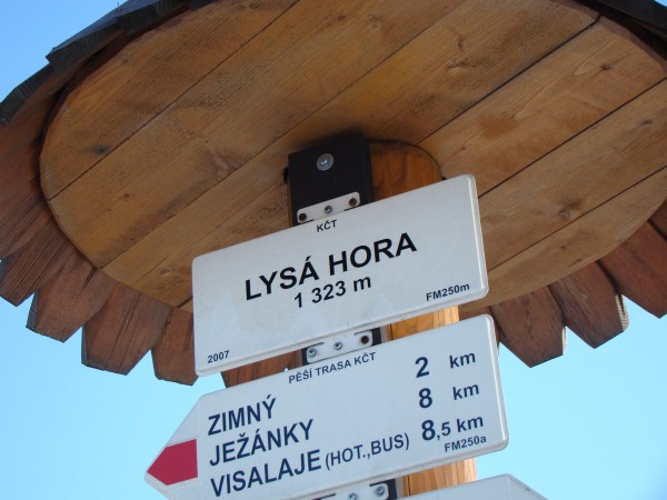 по пути на Lysa hora (Лысая гора)