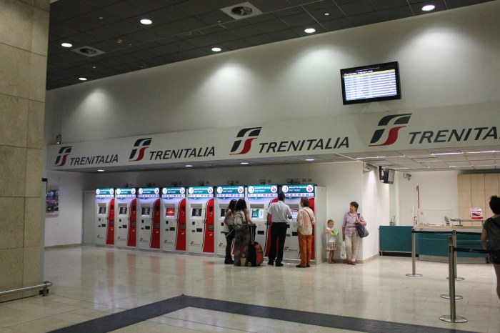 Это билетные автоматы Милана